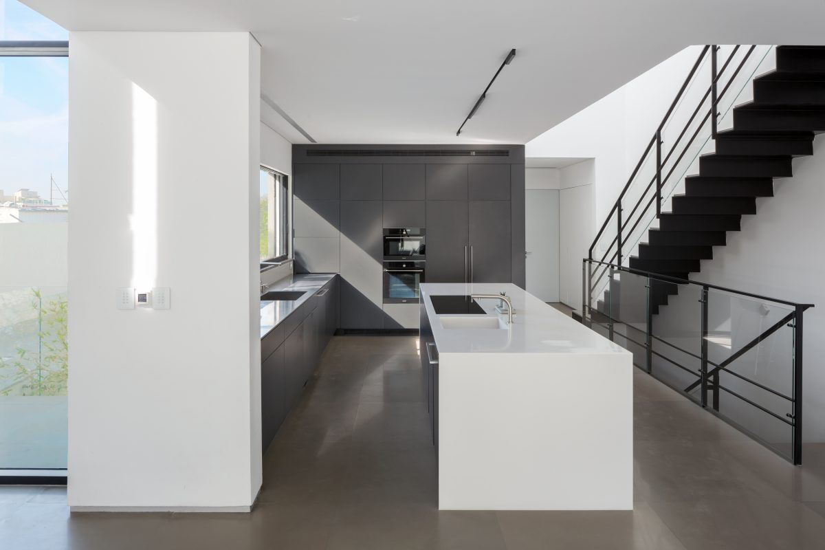 private house קמחי דורי - עיצוב תאורה למטבח